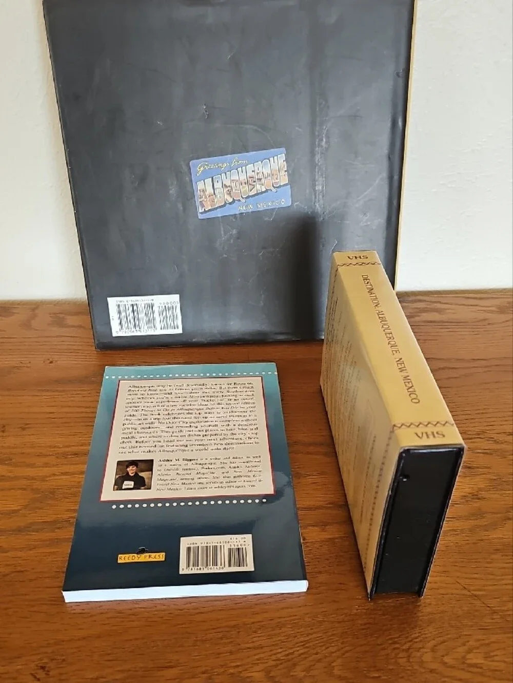 Albuquerque NM Bundle: 2 Books & VHS Tape Tour New Mexico Souvenir Set